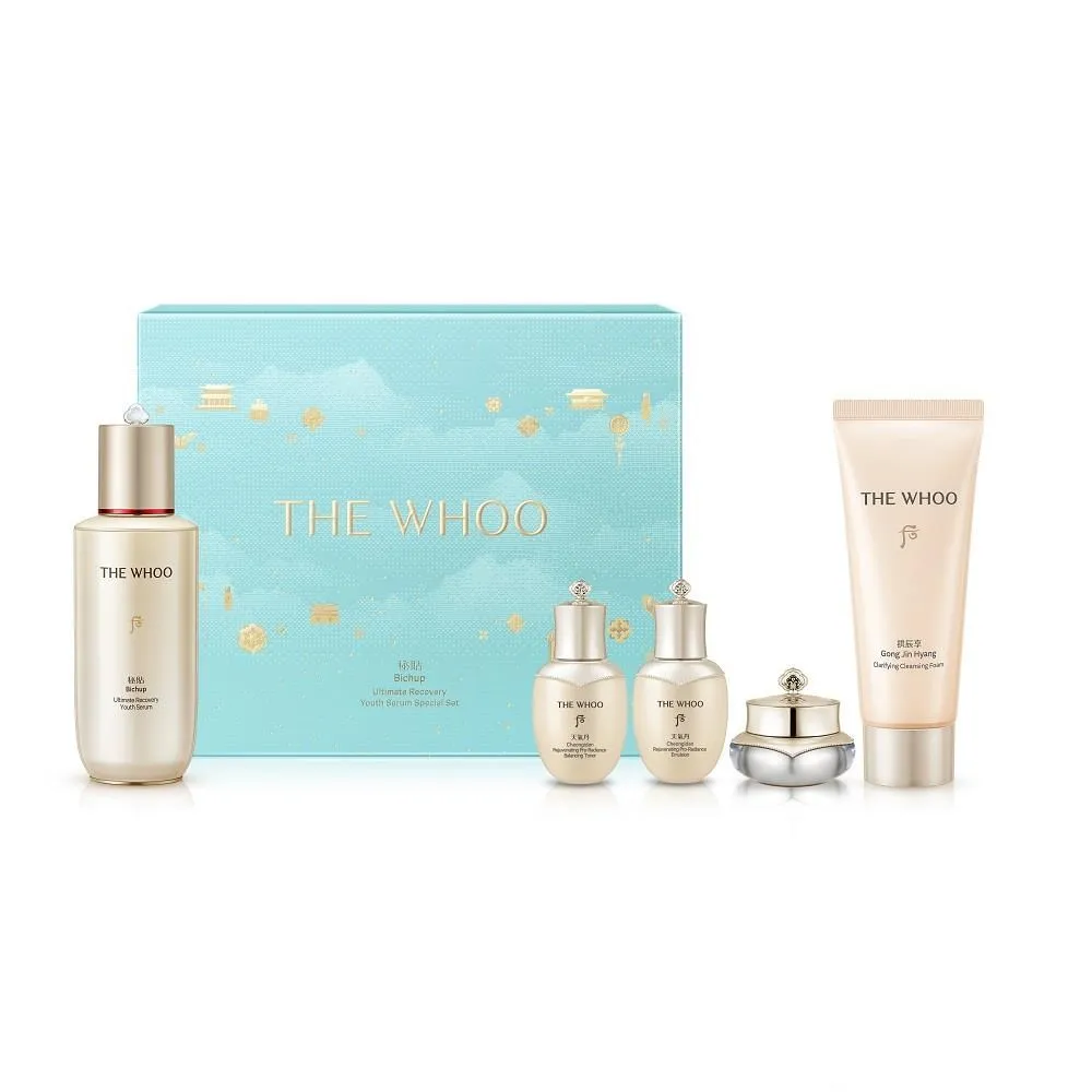 【WHOO 后】重生秘帖加量雙瓶禮盒(國際航空版90mlx2+光澤霜20mL) 歷史價格詳細信息