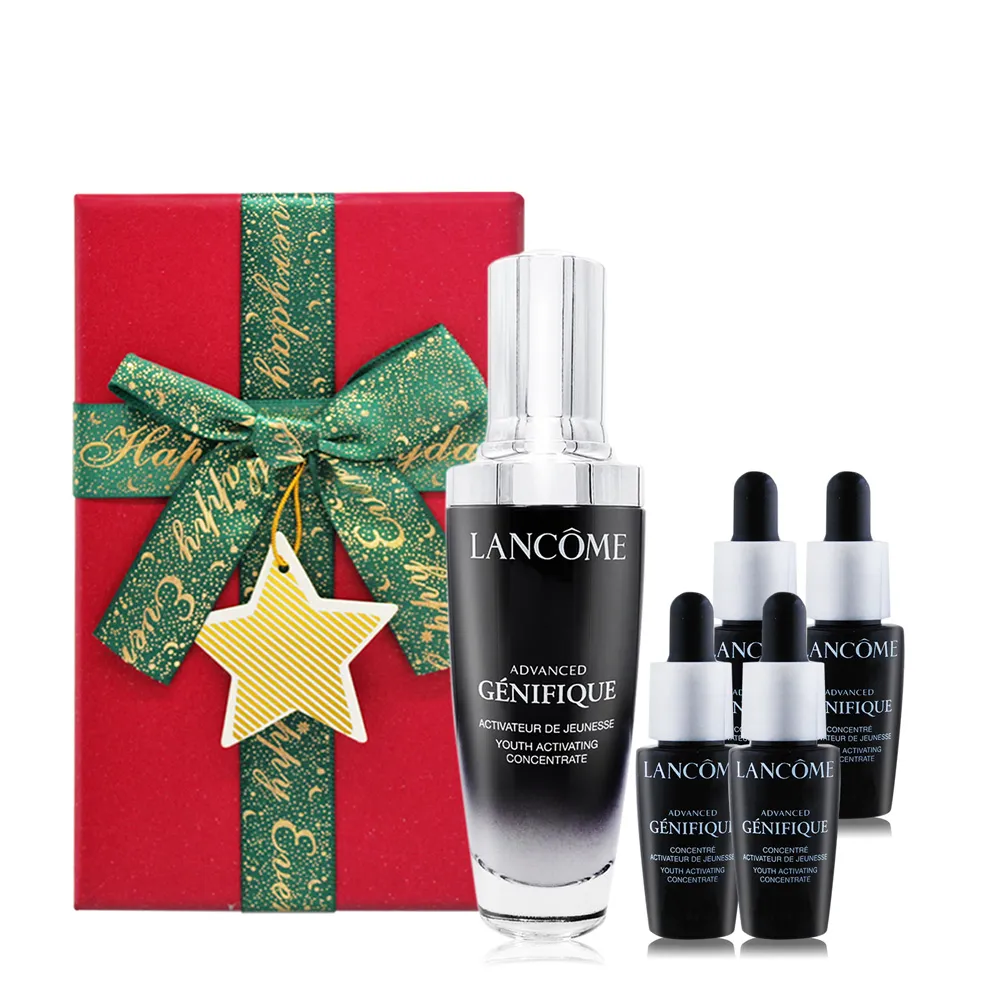LANCOME 蘭蔻 超未來肌因聖誕禮盒組[冰珠亮眼粹20ml+賦活露7mlX2]-交換禮物 歷史價格詳細信息