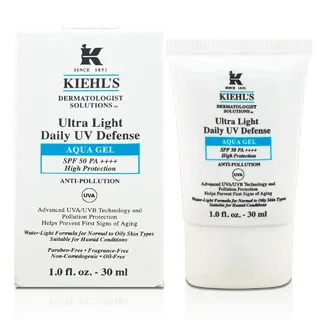 Kiehl's契爾氏 集高效清爽零油光UV水凝露SPF50PA++++30ml｜熱銷NO.1 防曬推薦 歷史價格詳細信息