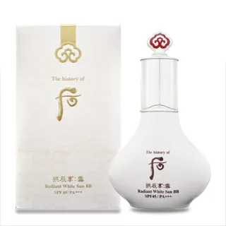 Whoo后 拱辰享亮白防曬BB裸妝液 40ml 廠商直送 現貨 歷史價格詳細信息