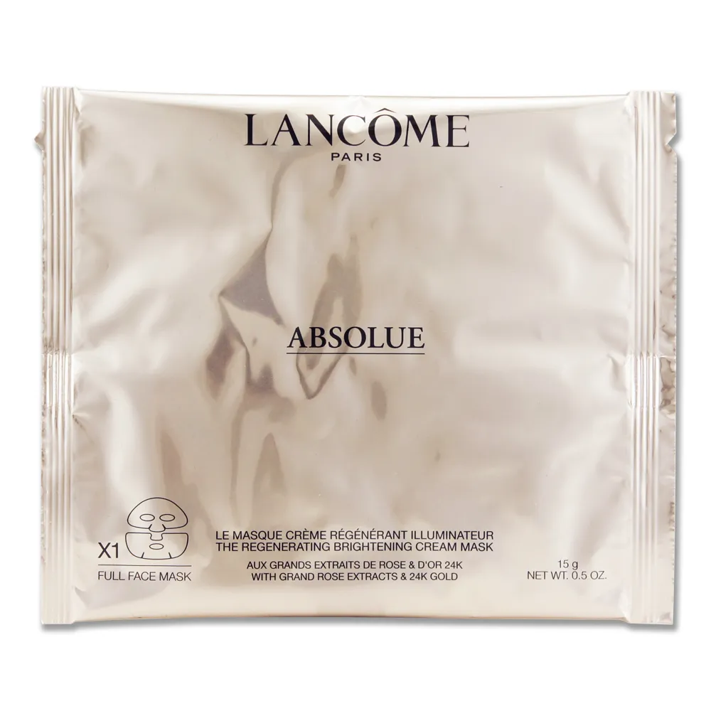 LANCOME 蘭蔻 絕對完美24K黃金玫瑰霜面膜(0.5g)迷你片 局部加強護理用【美麗購】 歷史價格詳細信息