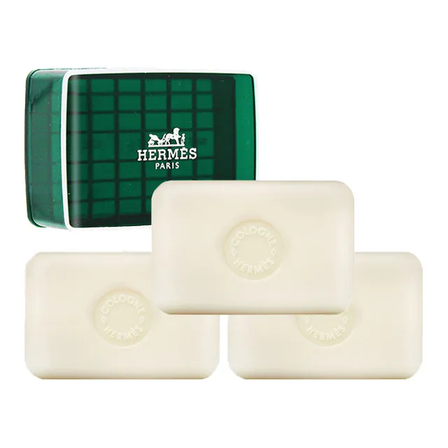 HERMES 愛馬仕 橘綠之泉香皂(50gX2)+小熊毛巾禮袋-情人節獻禮 歷史價格詳細信息