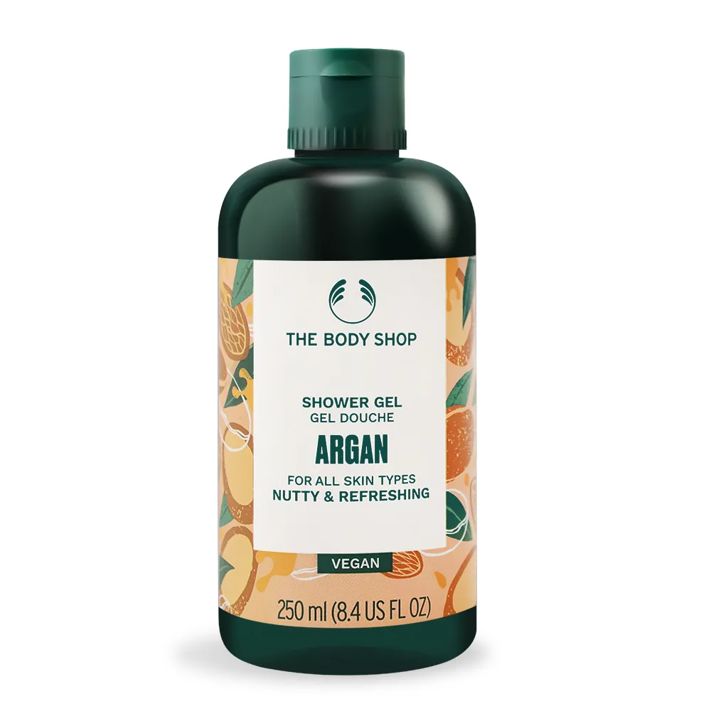 THE BODY SHOP 摩洛哥堅果油沐浴膠(250ml)-國際航空版X2贈沐浴球附精品禮袋-新年禮限定 歷史價格詳細信息
