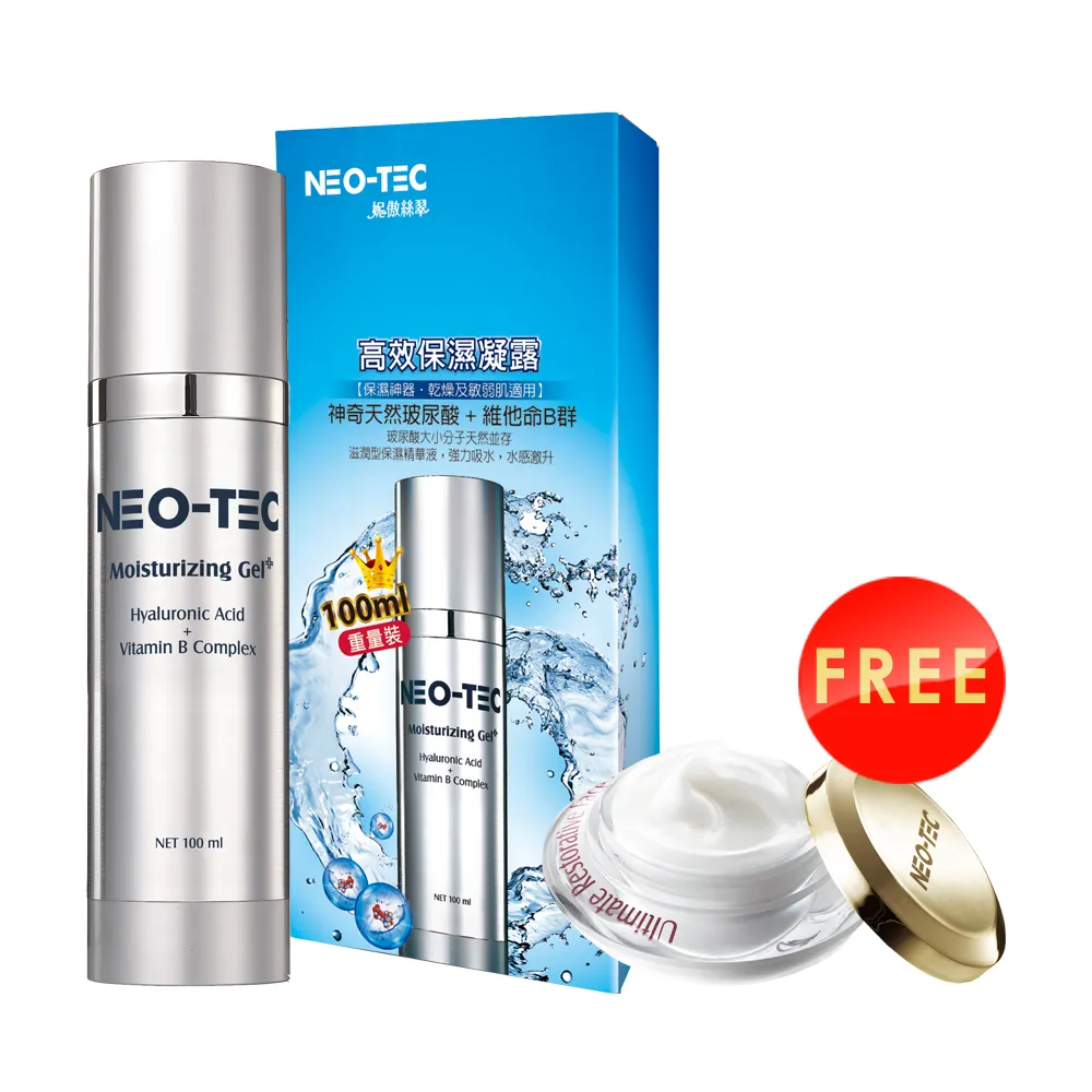 NEO-TEC高效保濕凝露+15ml(二入)【加贈】物理防曬10gmX2+海洋膠原乳霜2gmX3 歷史價格詳細信息