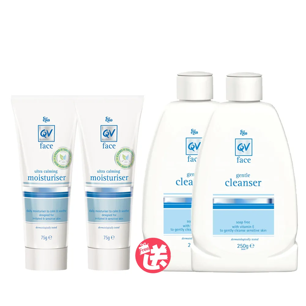 意高 QVFace舒敏無皂鹼卸妝洗顏慕絲150ml(3入下殺) 歷史價格詳細信息