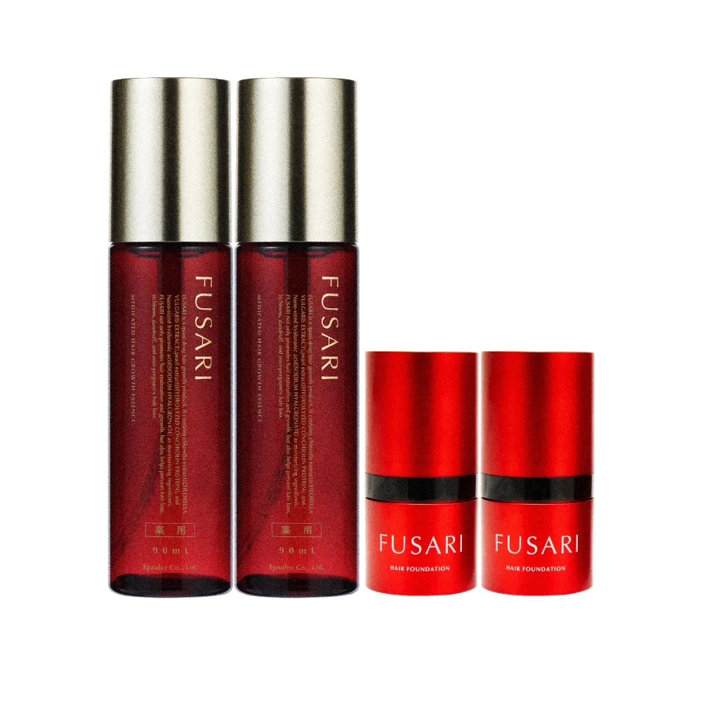 【FUSARI 馥絲麗】盈潤養髮精華90mL+速染蓬髮粉撲8g(深棕色/黑色)【日本好愛買】 歷史價格詳細信息