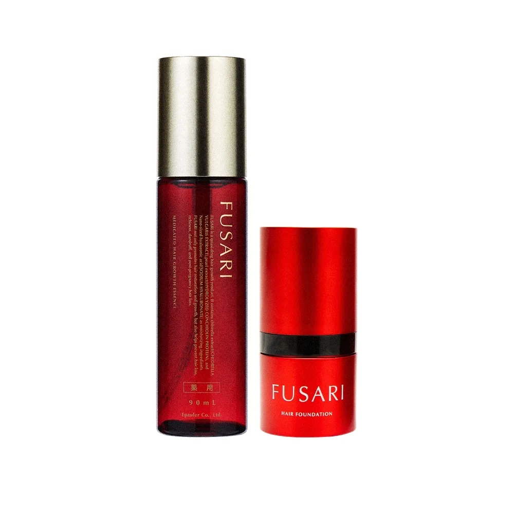 【FUSARI 馥絲麗】盈潤養髮精華90mL+速染蓬髮粉撲8g(深棕色/黑色)【日本好愛買】 歷史價格詳細信息