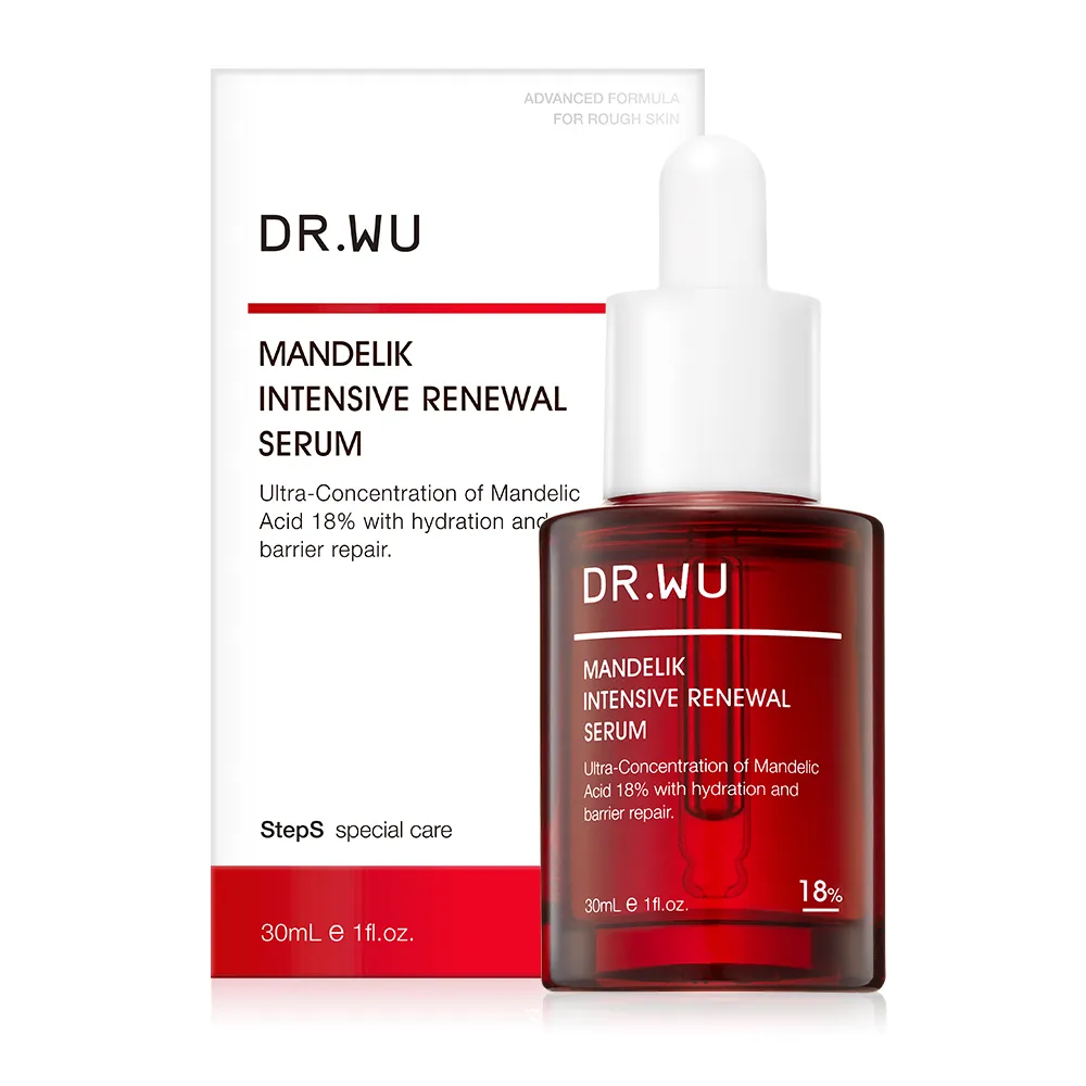 DR.WU 杏仁酸亮白煥膚精華18%15ML【加贈】杏仁酸淨痘精華5ML+玻尿酸潔顏凝露50ML 歷史價格詳細信息