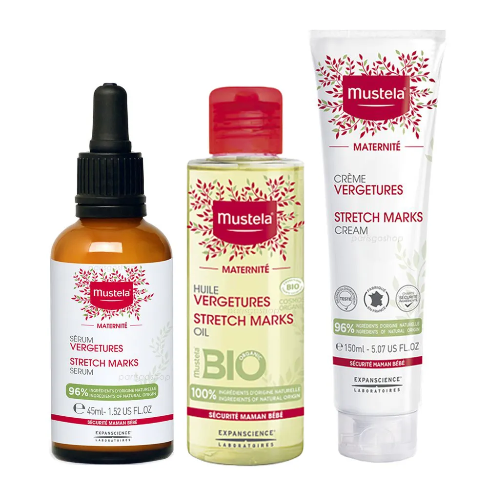 Mustela 孕期有機沐浴保養組(慕之孕孕膚油+孕膚霜+有機好橄雙潔露+有機好橄潤膚乳) 無香 孕婦洗沐護膚 慕之恬廊 歷史價格詳細信息