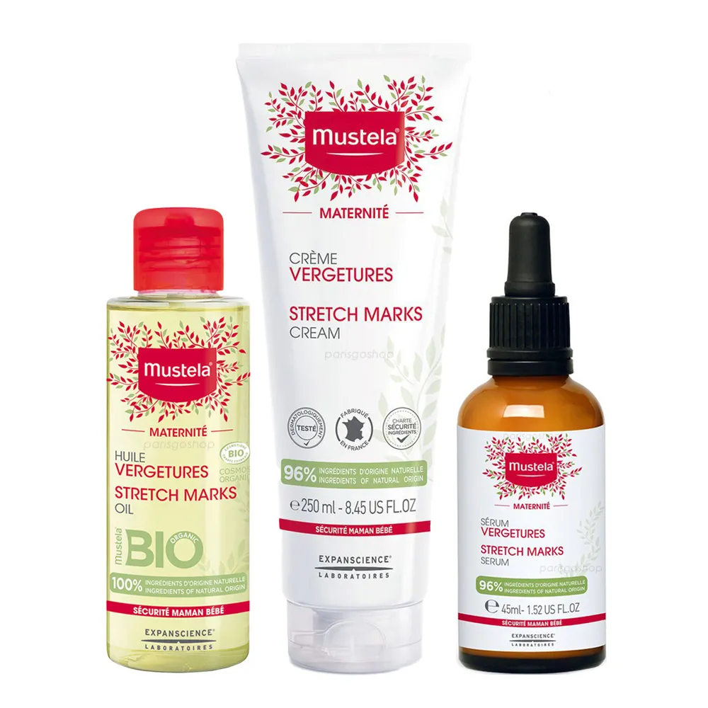 Mustela 孕期有機沐浴保養組(慕之孕孕膚油+孕膚霜+有機好橄雙潔露+有機好橄潤膚乳) 無香 孕婦洗沐護膚 慕之恬廊 歷史價格詳細信息