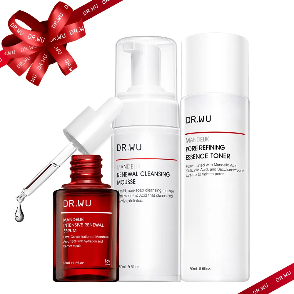 DR.WU 杏仁酸經典煥膚療程組(慕斯+化妝水+精華) 歷史價格詳細信息