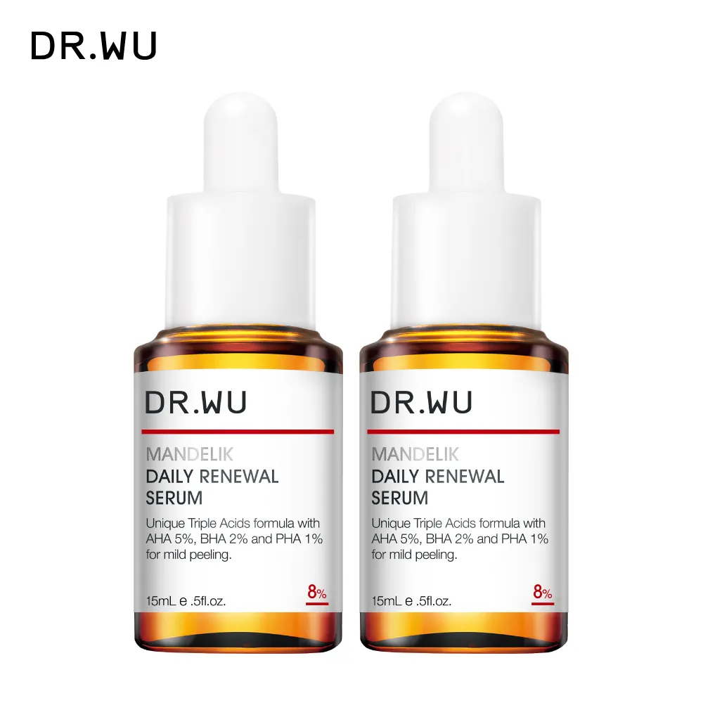 DR.WU 杏仁酸溫和煥膚精華8%15ML【買15送100】 歷史價格詳細信息