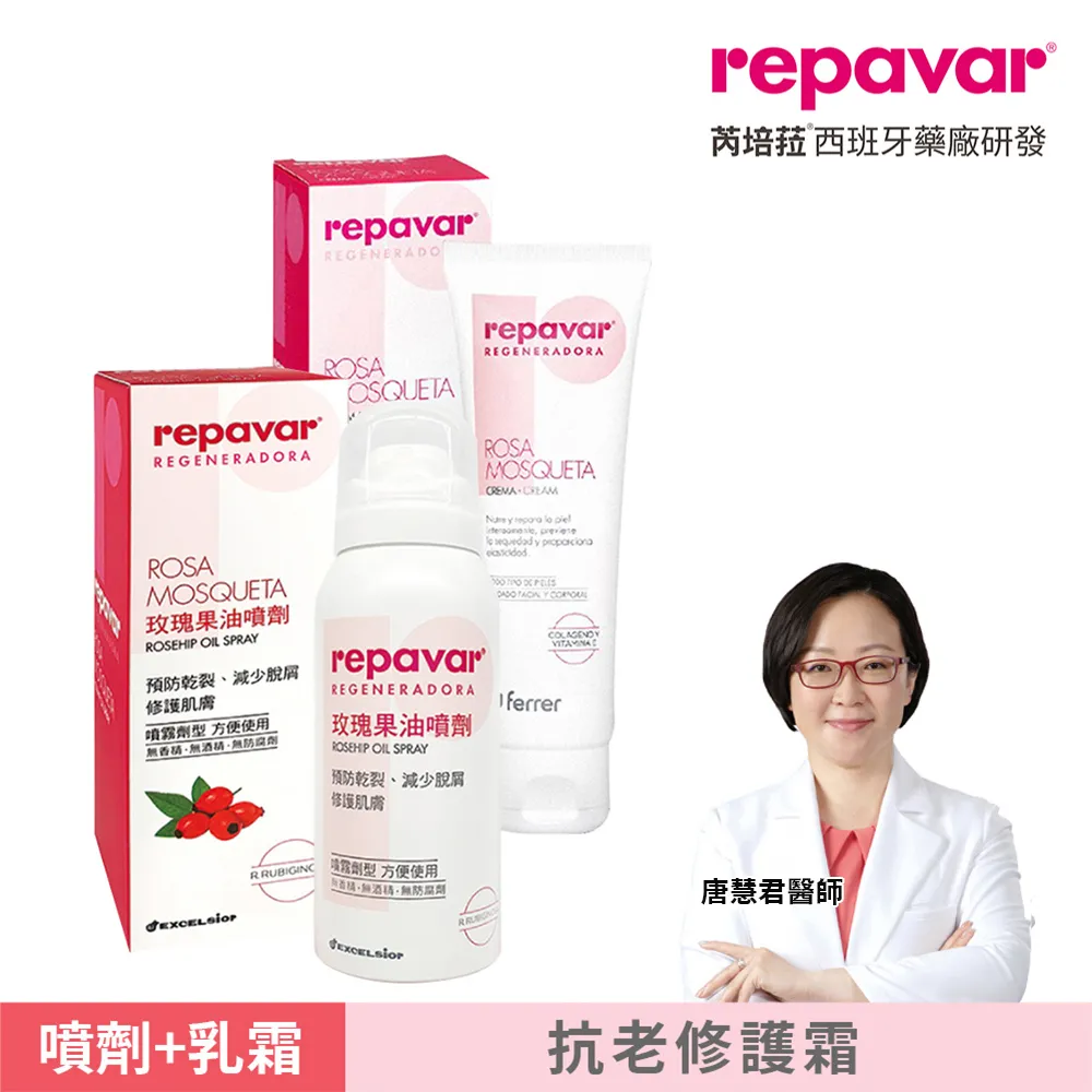 Repavar 芮培菈 玫瑰果油乳霜 125ml (合損品) 效期:2024/07 歷史價格詳細信息