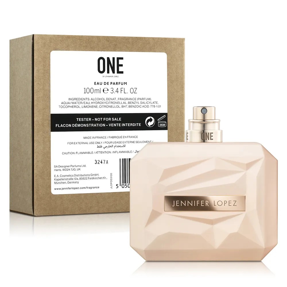 Jennifer Lopez 珍妮佛羅培茲 One 女性淡香精(100ml) 歷史價格詳細信息