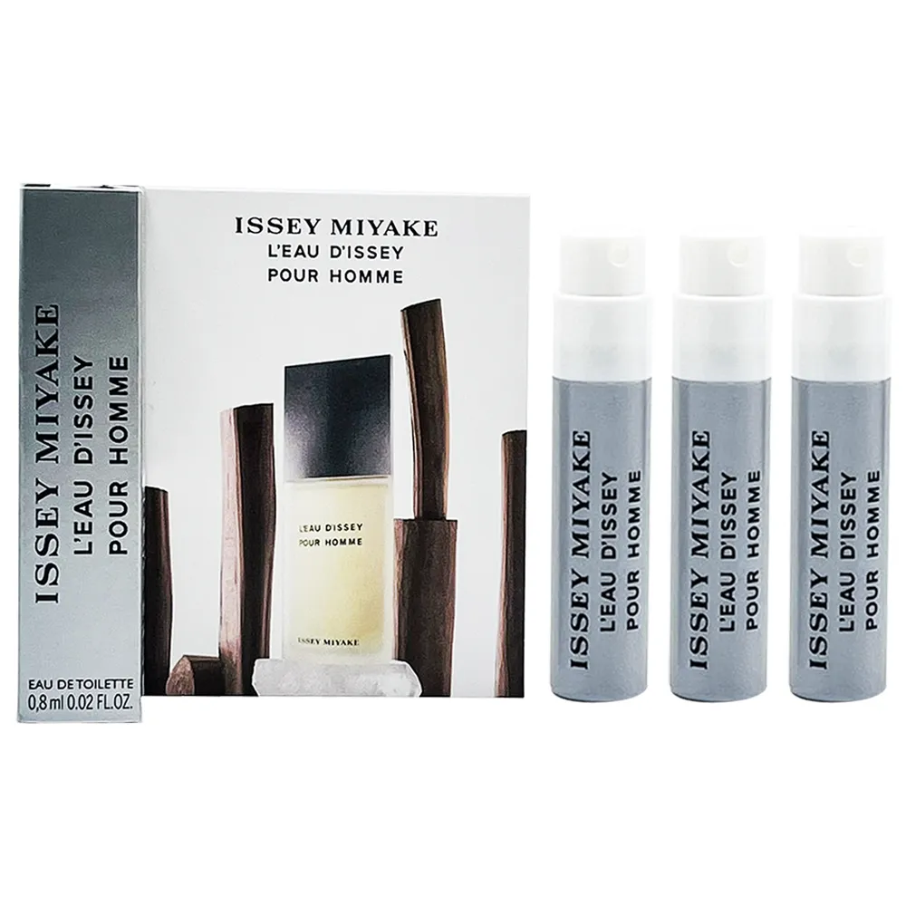 ISSEY MIYAKE 三宅一生 一生之水男性淡香水(0.8ml)X3-隨身針管試香 歷史價格詳細信息
