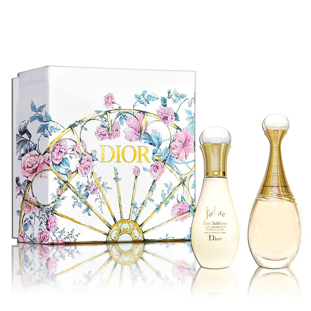 DIOR JADORE 真我宣言 淡香精禮盒-限定版（淡香精100ml+隨身瓶10ml+精巧香5ml）市價7500元 歷史價格詳細信息