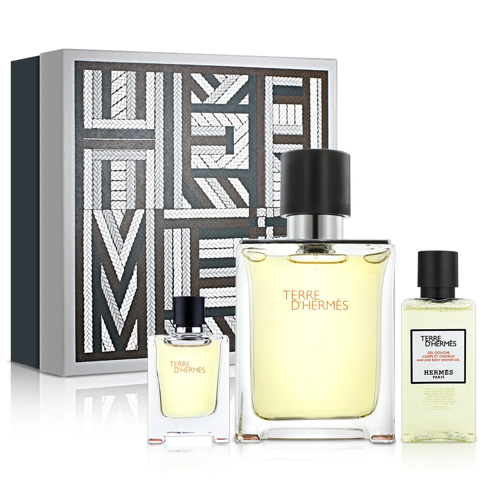 HERMES 愛馬仕 大地香水禮盒(淡香水100ml+小香5ml+沐浴精40ml) 歷史價格詳細信息