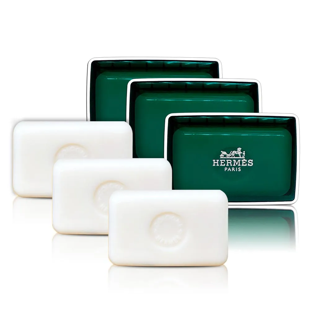 HERMES 愛馬仕 橘綠之泉香皂(50gX2)+小熊毛巾禮袋-情人節獻禮 歷史價格詳細信息