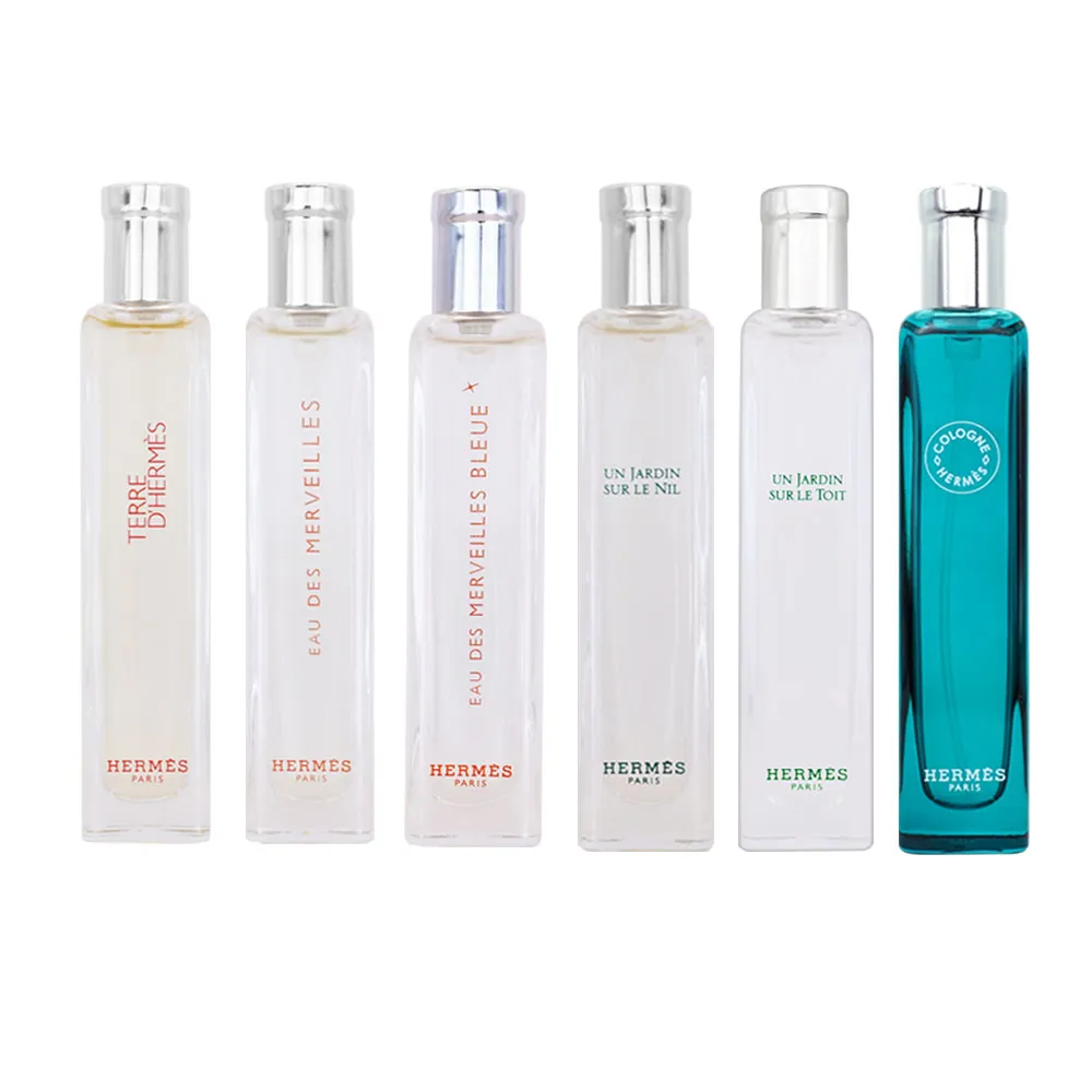 【Hermes 愛馬仕】淡香精/淡香水15ml-多款可選-絲巾甜薑/潟湖花園/屋頂花園/大地男性(國際航空版) 歷史價格詳細信息