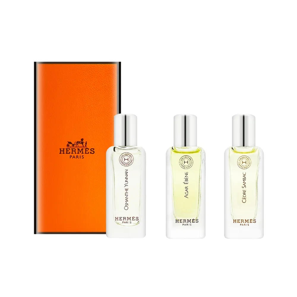HERMES 愛馬仕 淡香水B組[尼羅河+橘綠之泉](15mlX2)-贈禮品袋 歷史價格詳細信息