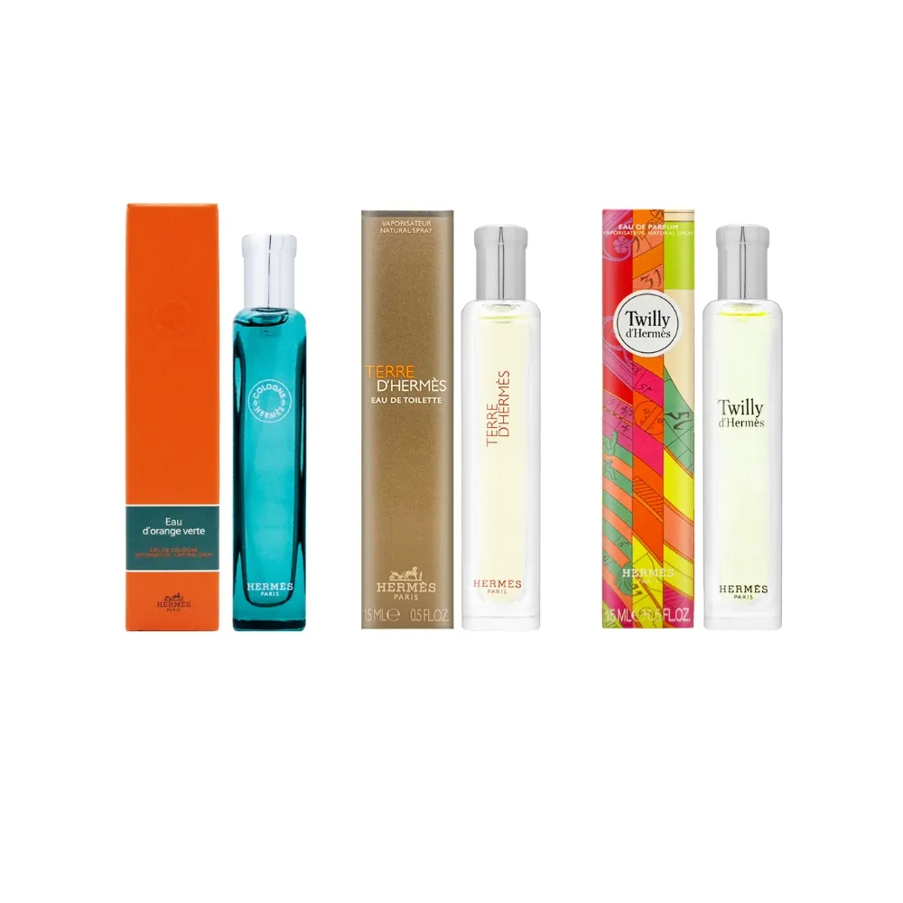 【Hermes 愛馬仕】淡香精/淡香水15ml-多款可選-絲巾甜薑/潟湖花園/屋頂花園/大地男性(國際航空版) 歷史價格詳細信息