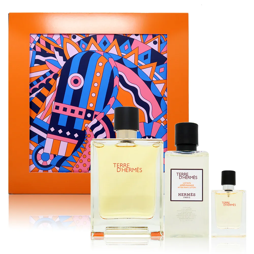 HERMES 愛馬仕 大地香水禮盒(淡香水100ml+小香5ml+沐浴精40ml) 歷史價格詳細信息