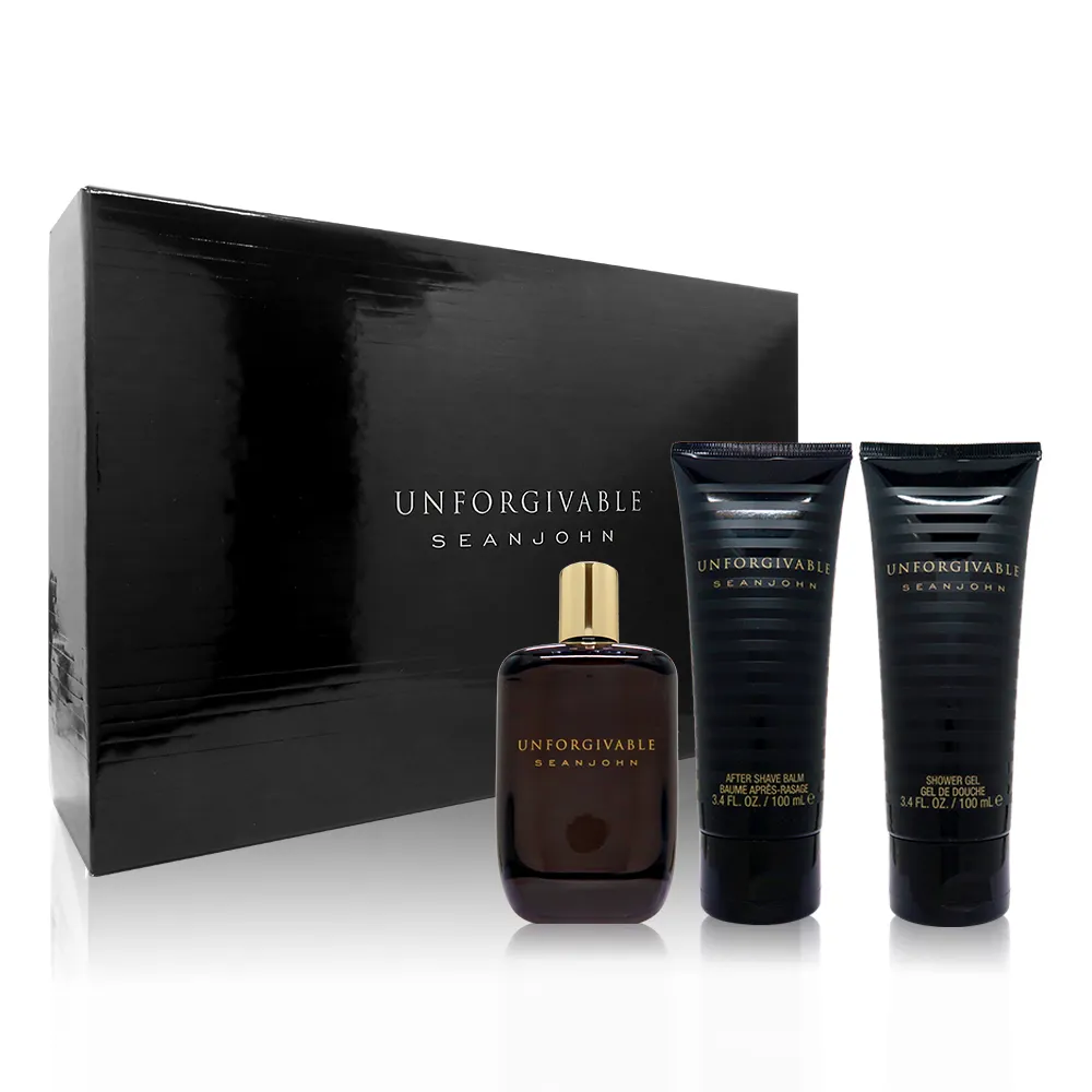 SEAN JOHN 吹牛老爹 不可原諒男性禮盒(淡香水125ml+鬍後乳100ml+沐浴膠100ml)平輸，市價4300 歷史價格詳細信息