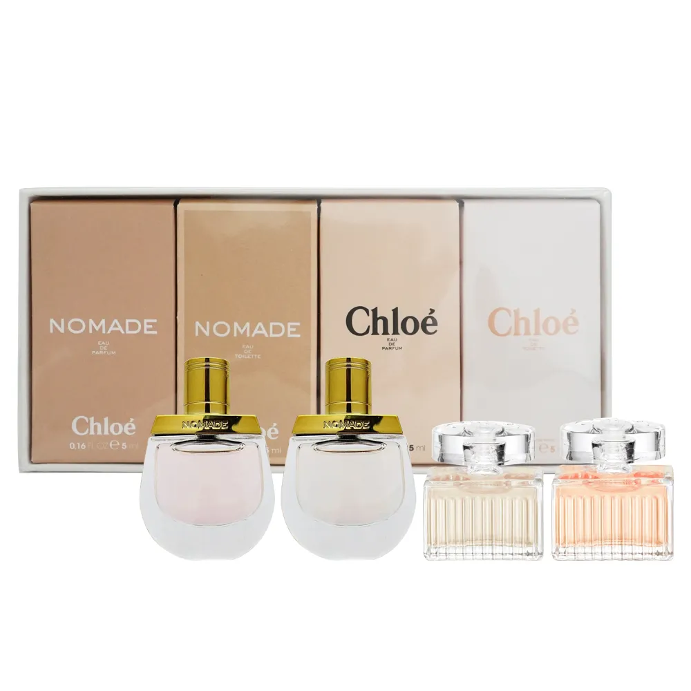 Chloe' 四入經典香水禮盒[同名+白玫瑰+芳心淡香精+芳心淡香水](5mlX4)-國際航空版【美麗購】 歷史價格詳細信息