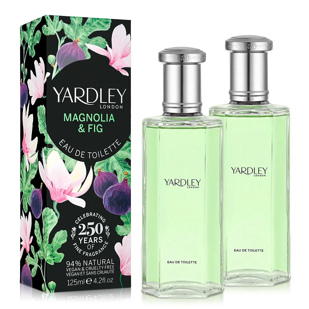 YARDLEY 雅麗 玉蘭&無花果淡香水(125ml)X2入 歷史價格詳細信息
