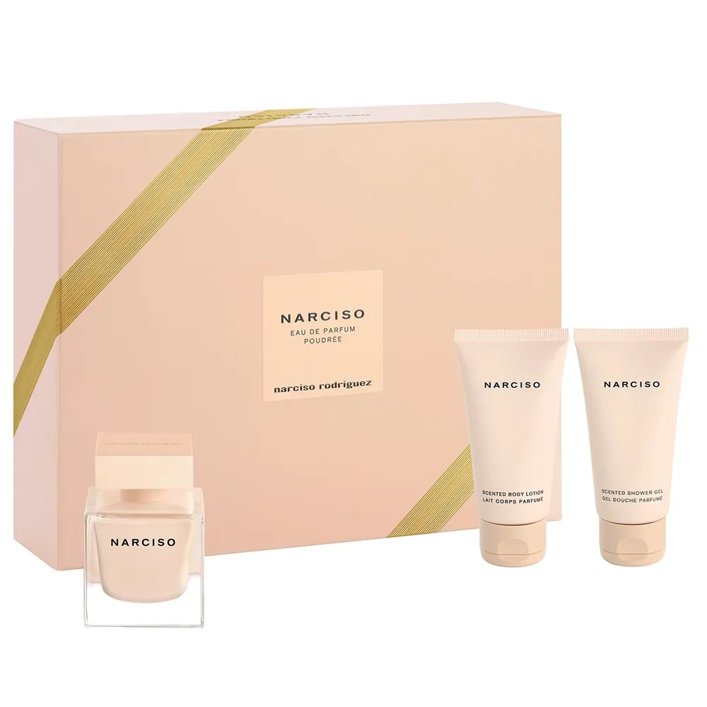 Narciso Rodriguez 女性淡香水禮盒(香水50ml+沐浴75ml+體乳75ml) 《BEAULY倍莉》 歷史價格詳細信息