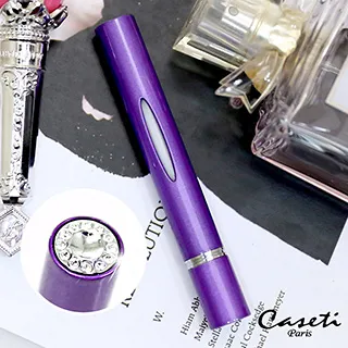 【Caseti】時尚鑲鑽香水分裝瓶(淺藍) 防漏鎖設計 歷史價格詳細信息