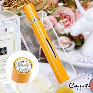 【Caseti】時尚鑲鑽香水分裝瓶(淺藍) 防漏鎖設計 歷史價格詳細信息