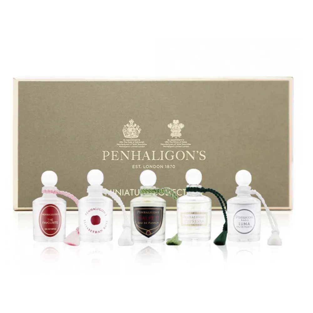 Penhaligons 潘海利根 女性香水禮盒 5ml x 5入(伊莉莎白玫瑰+黑玫瑰+月亮女神+女王的耳語+廣霍之匣) 歷史價格詳細信息