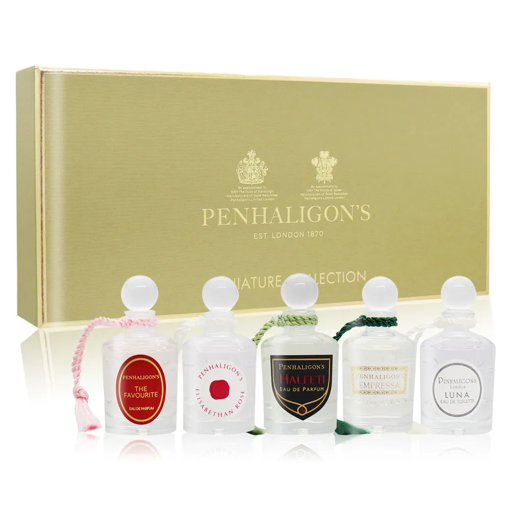Penhaligons 潘海利根 女性香水禮盒 5ml x 5入(伊莉莎白玫瑰+黑玫瑰+月亮女神+女王的耳語+廣霍之匣) 歷史價格詳細信息