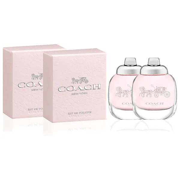 COACH New York時尚經典女性淡香精4.5ml(全新品-外盒凹損) 歷史價格詳細信息