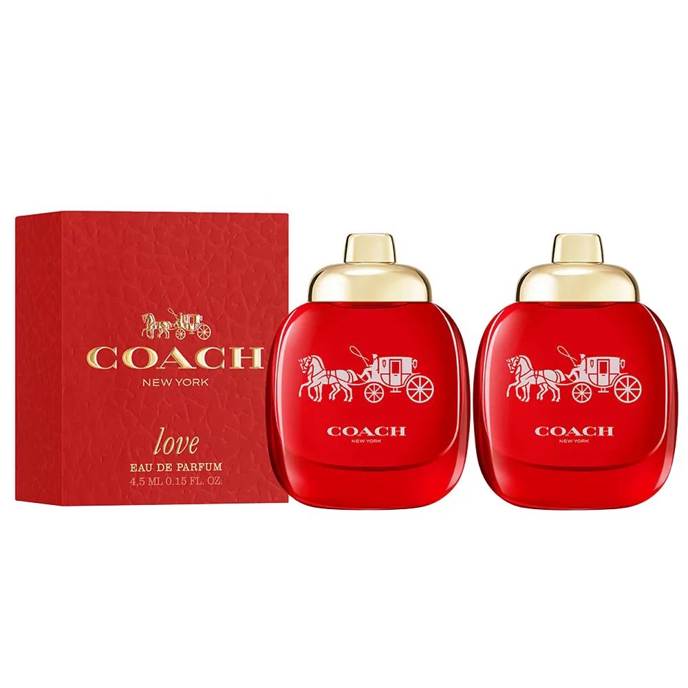 COACH 時尚戀紅女性淡香精 4.5ml +時尚經典女性淡香水4.5ml 小香 歷史價格詳細信息