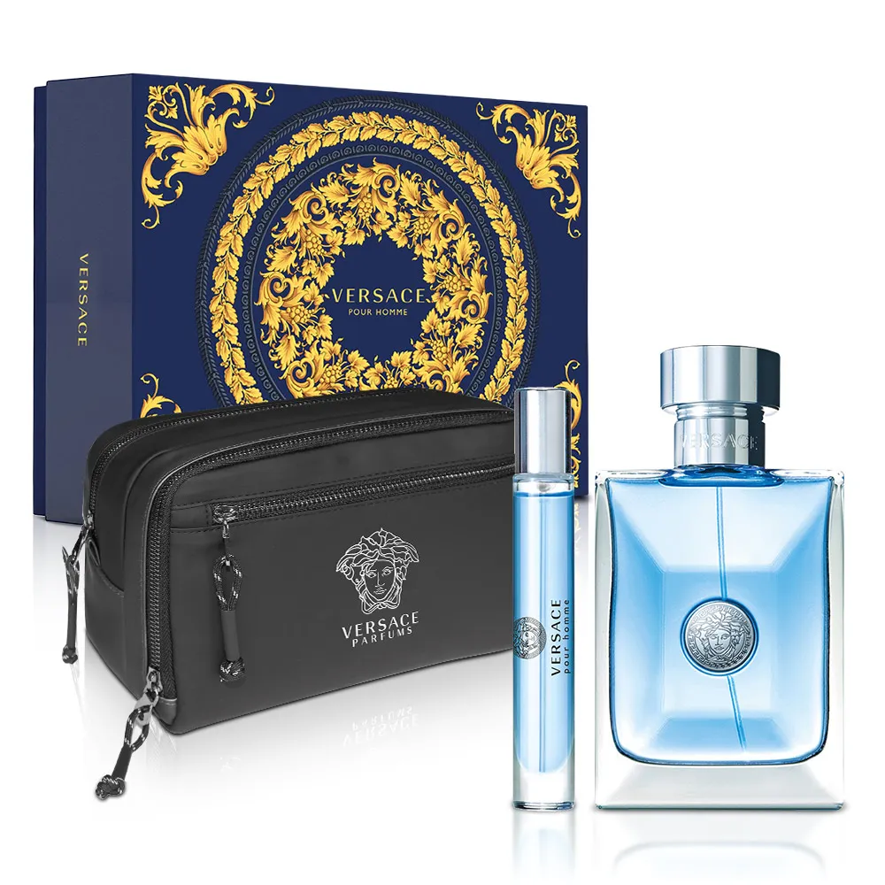 VERSACE 凡賽斯經典男生香水包包禮盒2021(香水100ML+香水10ML+包包) 限量發售 歷史價格詳細信息