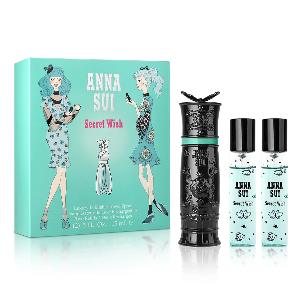 Anna Sui 安娜蘇 許願精靈隨身瓶(淡香水15ml*2) 歷史價格詳細信息