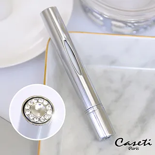 【Caseti】時尚鑲鑽香水分裝瓶(淺藍) 防漏鎖設計 歷史價格詳細信息