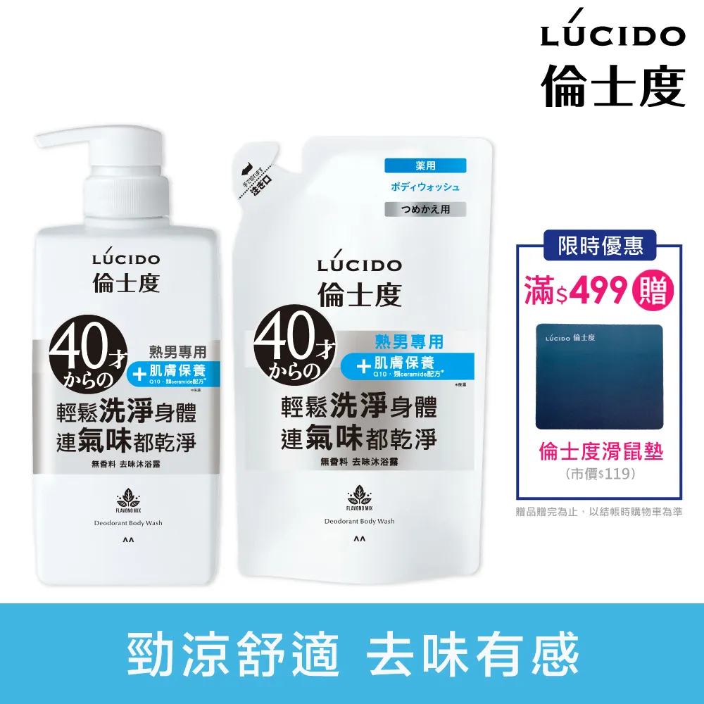 LÚCIDO 倫士度去味沐浴露(補充包)380ml*3包 歷史價格詳細信息