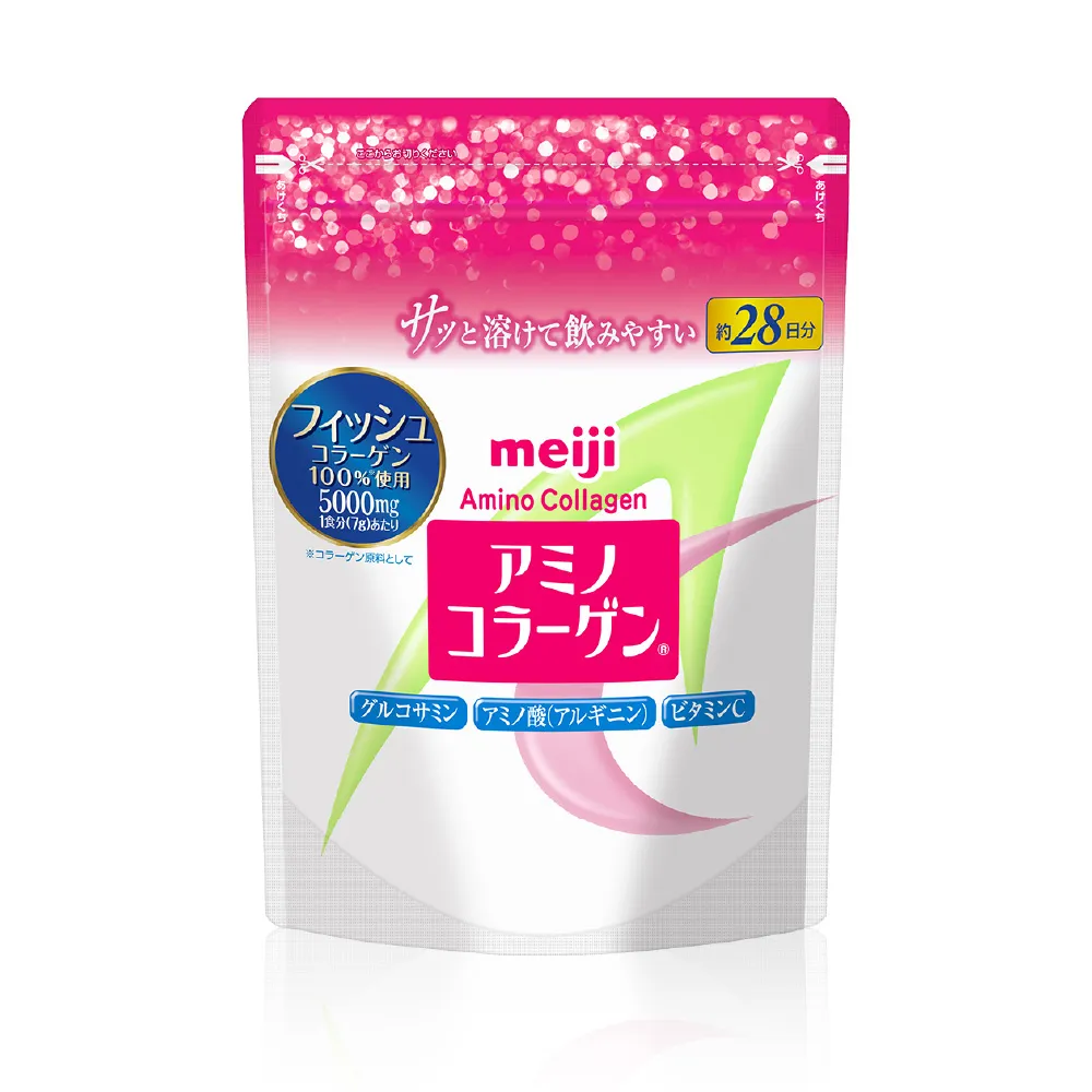 《明治》膠原蛋白粉璀璨金28日份袋裝(196g)送青春潔膚凝膠3包 歷史價格詳細信息