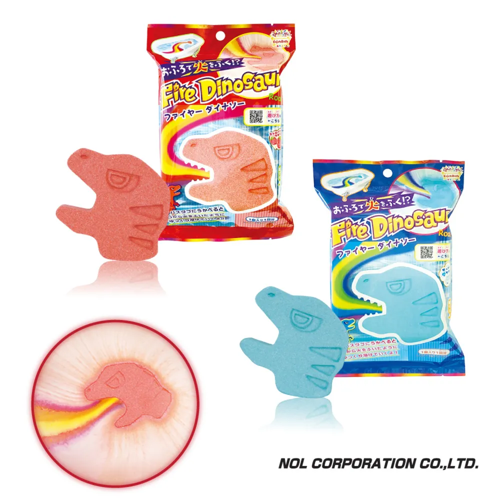 日本 NOL 噴火龍入浴劑(2款可選)沐浴球|洗澡玩具【麗兒采家】 歷史價格詳細信息
