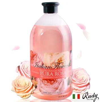 義大利Rudy淡粉玫瑰&藍色鳶尾花沐浴露1000ml共6瓶(送壓頭2入) 歷史價格詳細信息