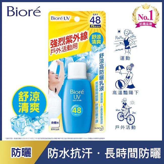Biore 蜜妮 舒涼高防曬乳液 SPF48/PA+++ 3入組 歷史價格詳細信息
