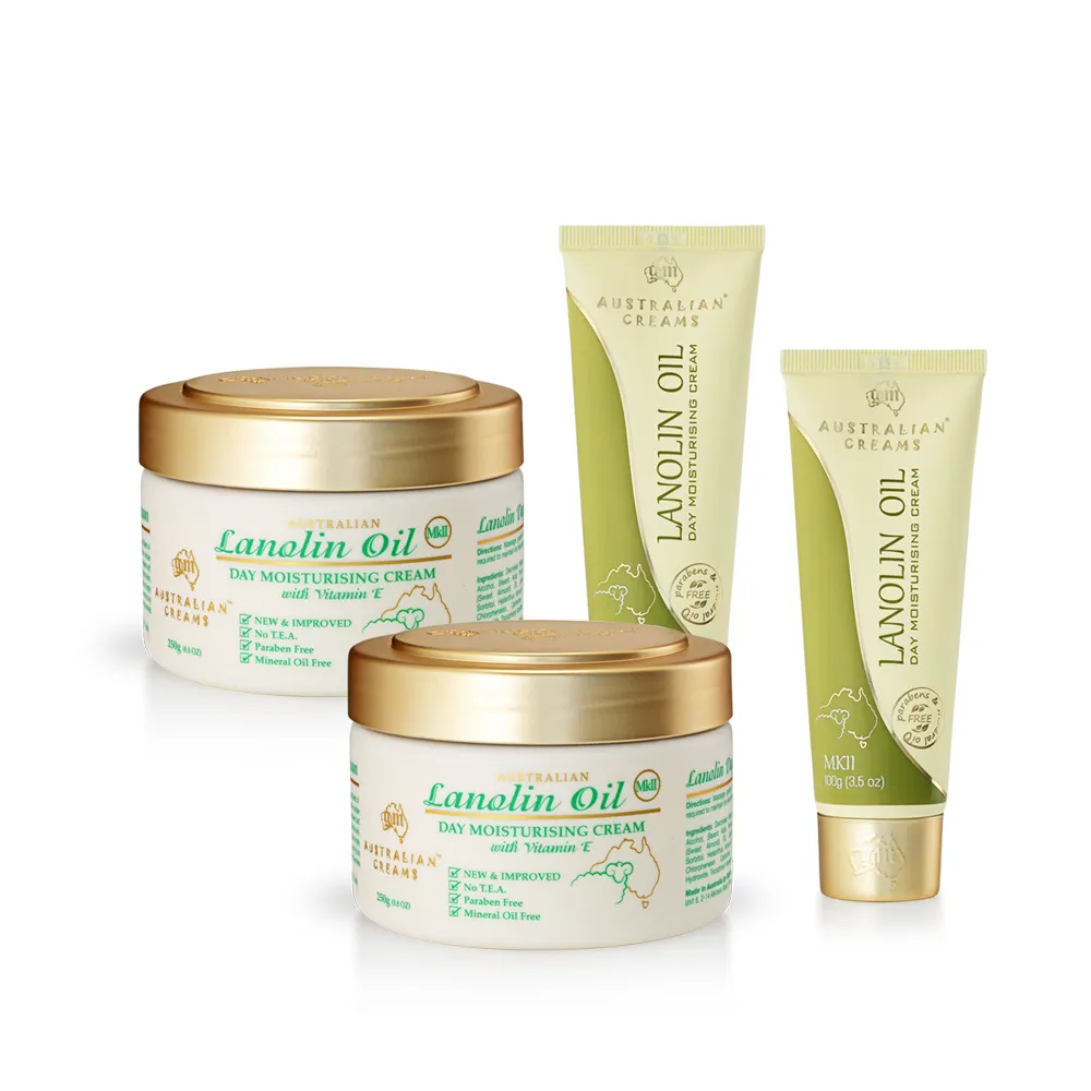 【澳洲 G&M】MKII金蓋綿羊油滋潤日霜(輕便包)  6入組 100g/瓶 歷史價格詳細信息