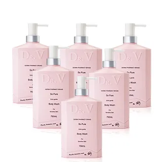 【澳洲Dr. V 即期品】專業級配方-純淨溫和身體乳液 -2024年12月到期(4入組 750ml/瓶) 歷史價格詳細信息
