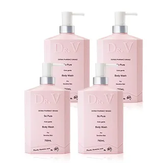 【澳洲Dr. V 即期品】專業級配方-純淨溫和身體乳液 -2024年12月到期(4入組 750ml/瓶) 歷史價格詳細信息