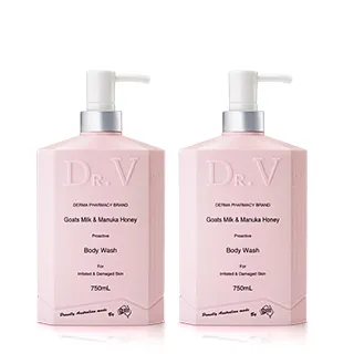 【澳洲Dr. V 】專業級配方-山羊奶曼努考蜂蜜身體乳液-(4入組-750ml/瓶) 歷史價格詳細信息