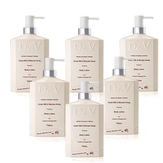 【澳洲Dr. V 即期品】專業級配方-純淨溫和身體乳液 -2024年12月到期(4入組 750ml/瓶) 歷史價格詳細信息