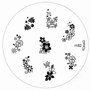 Konad 圓形圖案版 - m107 歷史價格詳細信息